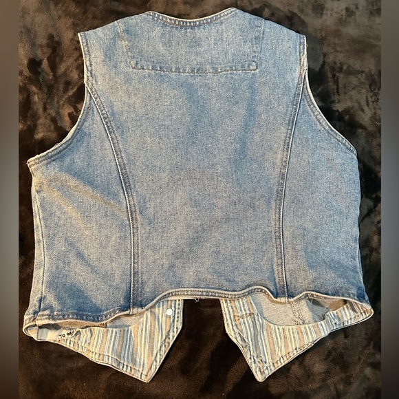 Vintage Z. Cavaricci jean vest - Picture 2 of 4